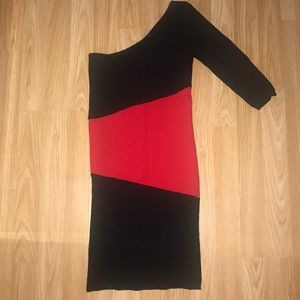 💅💄 Bebe Black and Red Dress 👄